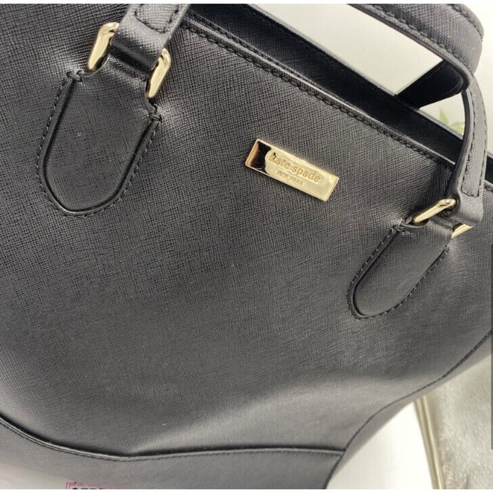 Authenticated Kate Spade Authenticated Black Laur… - image 7